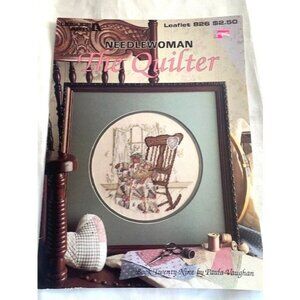 Leisure Arts Needlewoman The Quilter Cross Stitch Leaflet Pattern Book 826
